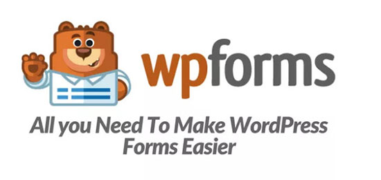 plugin de création de formulaires wpforms