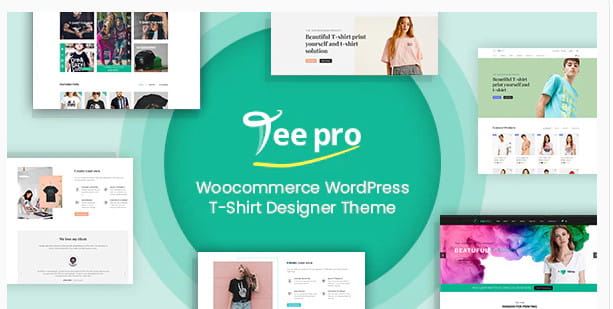 Woocommerce Custom T-Shirt Designer WordPress Theme.