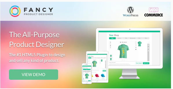 Plug-in WooCommerce Fancy Product Designer.