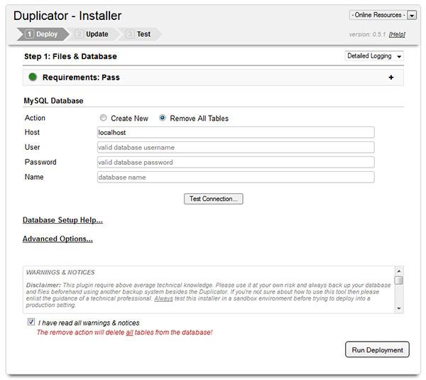 Installazione-Processo-di-sito-clonato-Utilizzando-Duplicatore