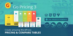 ไปราคา 3 รีวิว WordPress ตารางปลั๊กอินรีวิว