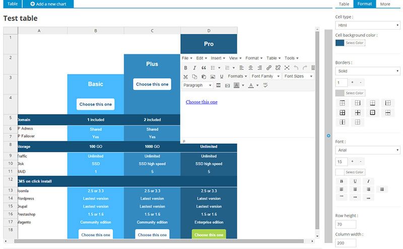 plugin-gestore-tabella-foglio di calcolo