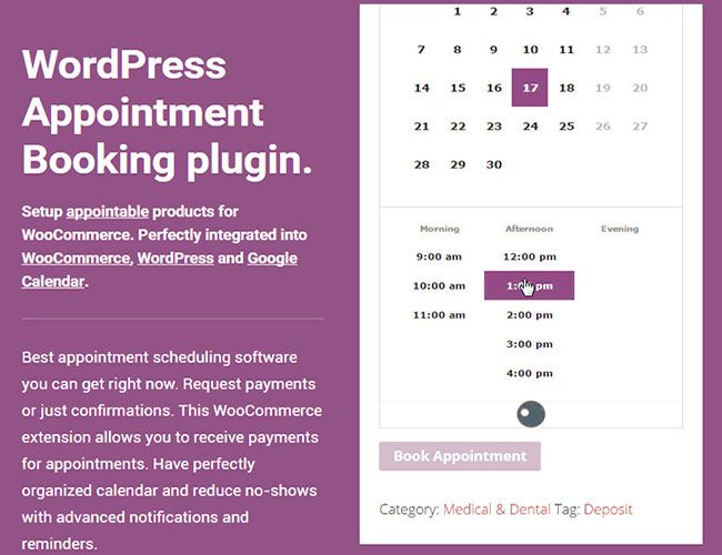 WooCommerce Randevu Rezervasyon eklentisi