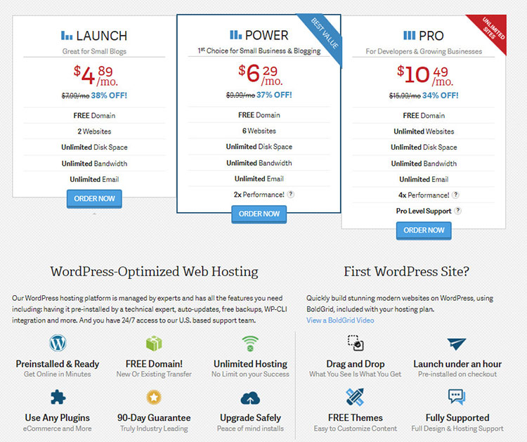 inmotion WordPress-Hosting-Rabattpreis