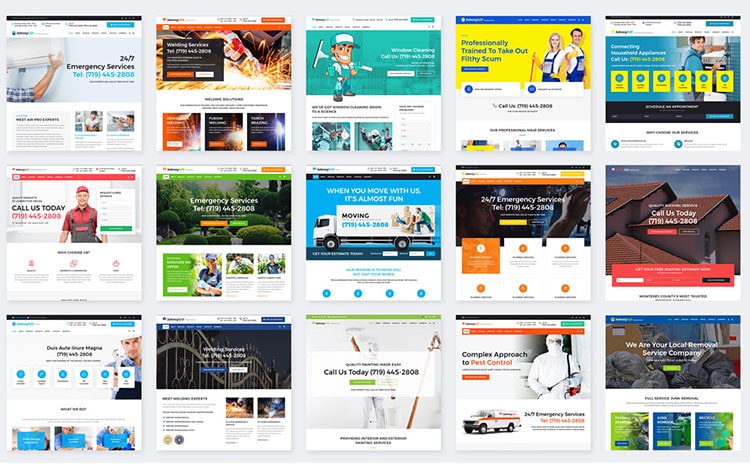 Thème WordPress pour services à domicile polyvalents johnnygo