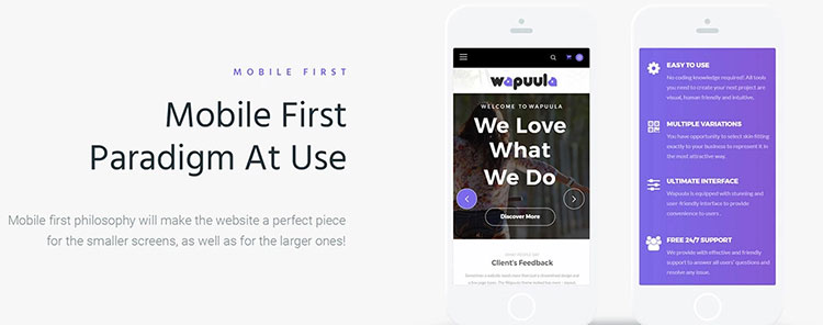 paradigme wapuula mobile-first