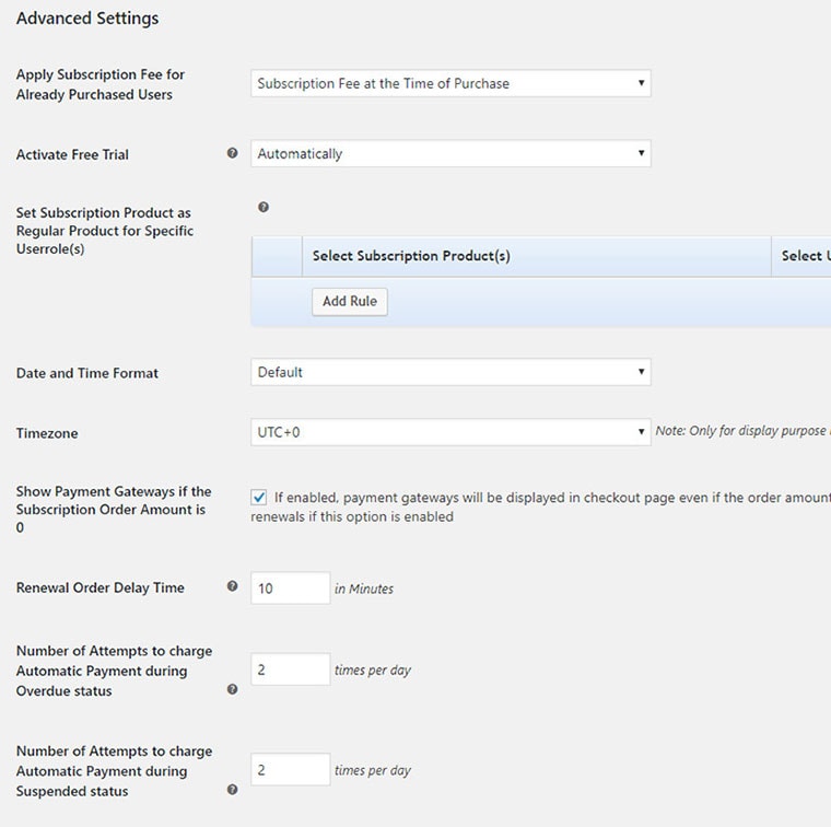 plugin de paiements récurrents woocommerce