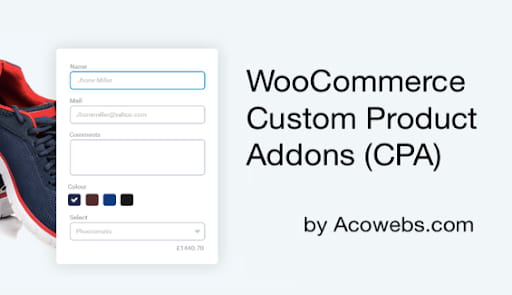 Plugin WooCommerce Custom Product Addons.