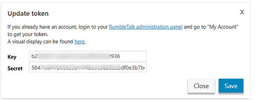 rumbletalk api 密钥