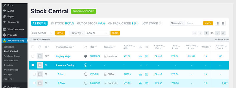 Gestion des stocks pour WooCommerce