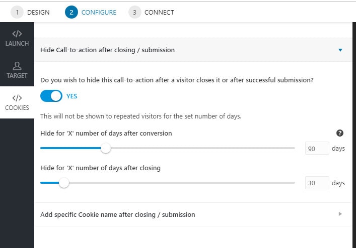 convertir les paramètres des cookies pro