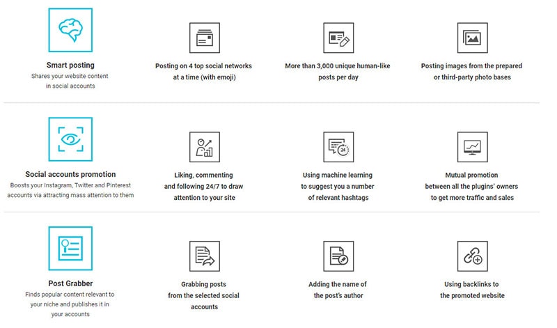 dropshipping comptes de médias sociaux