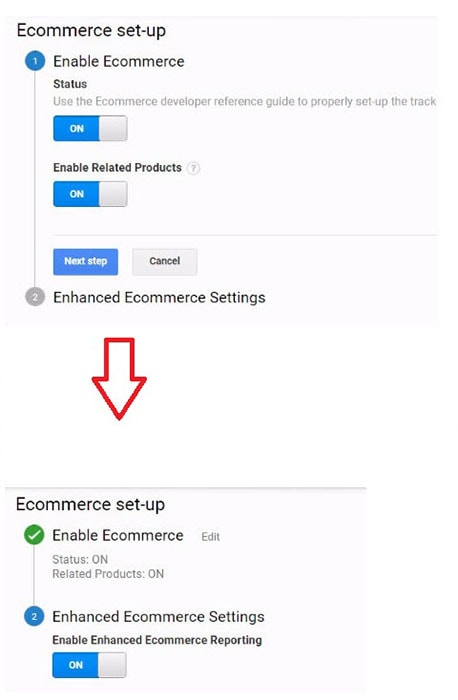 Ulepszone śledzenie e-commerce woocommerce