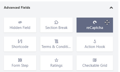 การเพิ่ม recaptcha ให้กับรูปแบบปลั๊กอิน