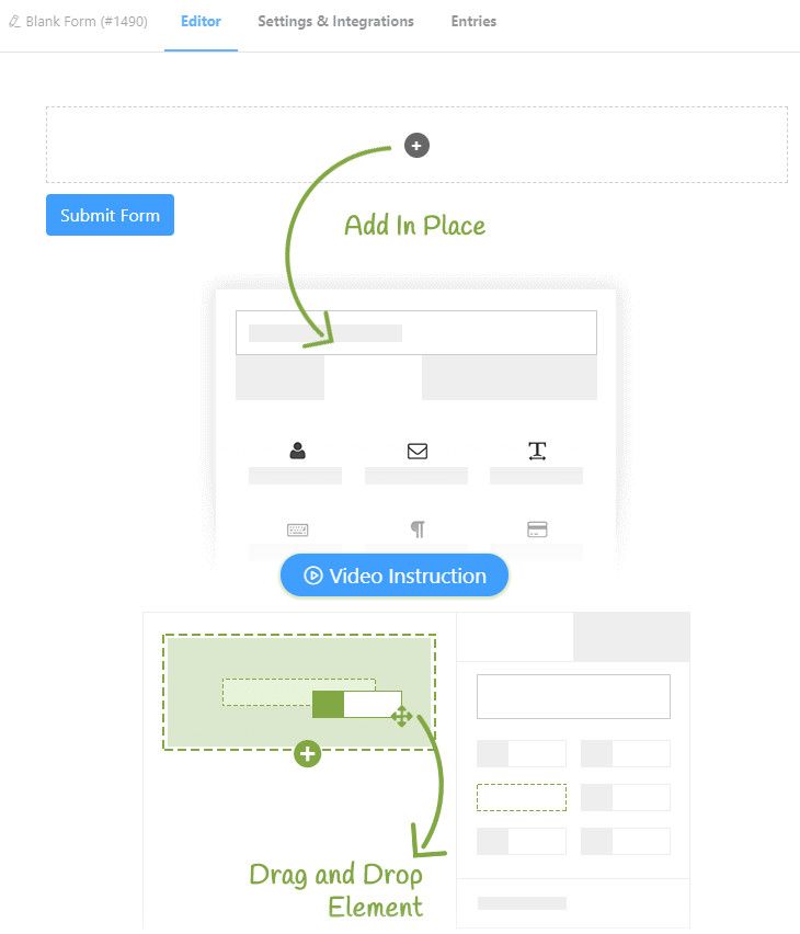 การสร้างแบบฟอร์ม WP Fluent Form