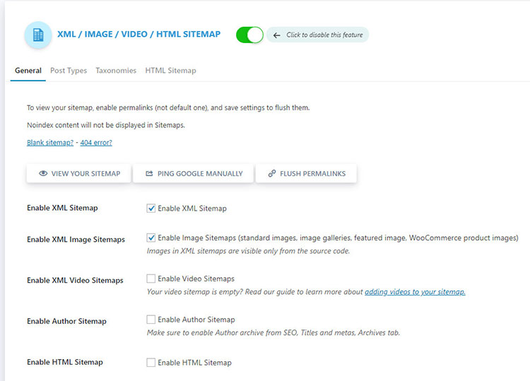 xml sitemap seo plugin