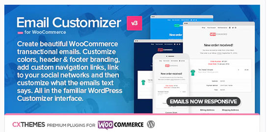 Personnalisateur d'e-mails pour WooCommerce