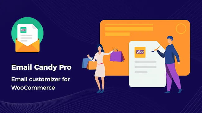 Email Candy Pro - Personnalisateur d'e-mails pour WooCommerce.