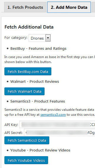 product comparison creator wp robot