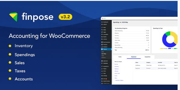 Finpose 會計 WooCommerce 插件。