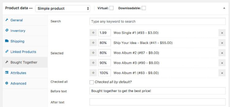 WPC 经常一起购买 WooCommerce 插件功能。