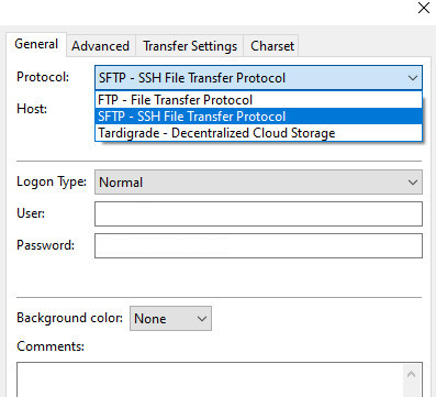 Vous pouvez télécharger des fichiers sur le site WordPress en utilisant les protocoles FTP ou SFTP.