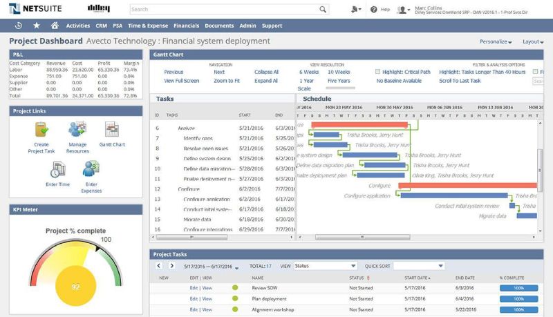 การตรวจสอบ NetSuite SRP