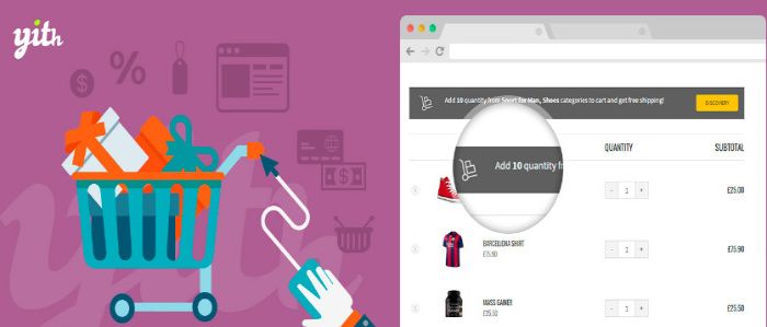 Mensagem do WooCommerce na página de checkout.