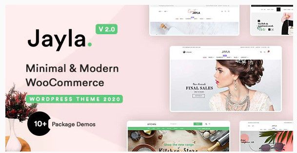 Tema minimalistă și modernă Jayla multi-concept WooCommerce.