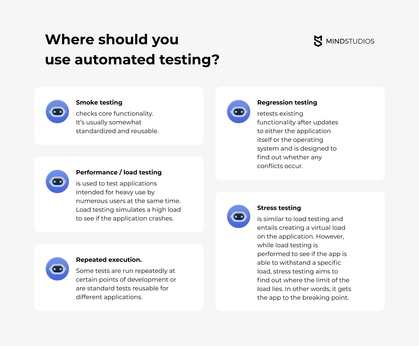 Dove dovresti usare i test automatici?