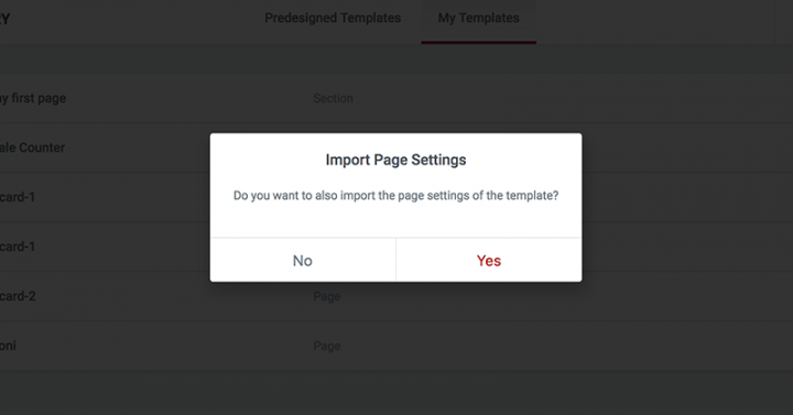 import-page-settings