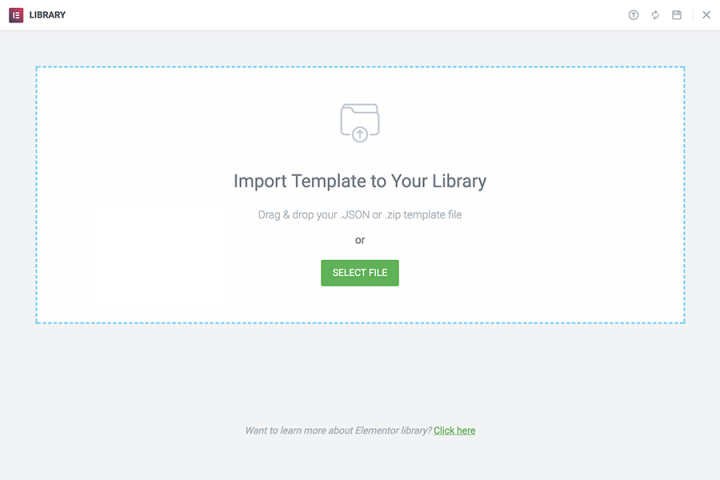 Library Import Templates