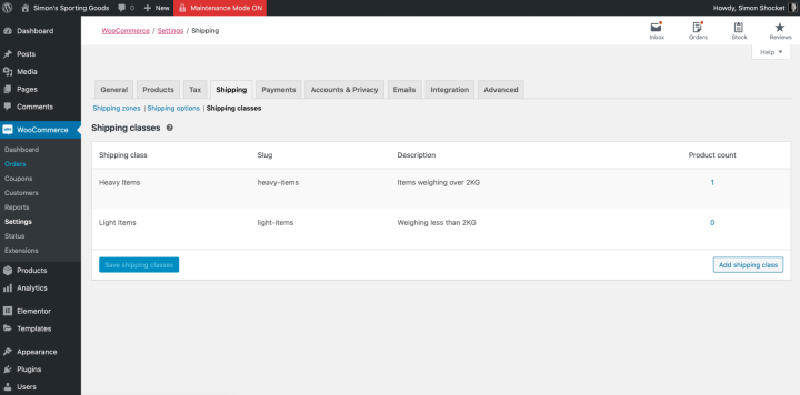 11.shippin-classes-woocommerce-settings-elementor