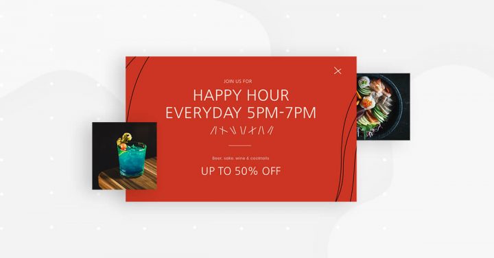 Happy Hour Popup