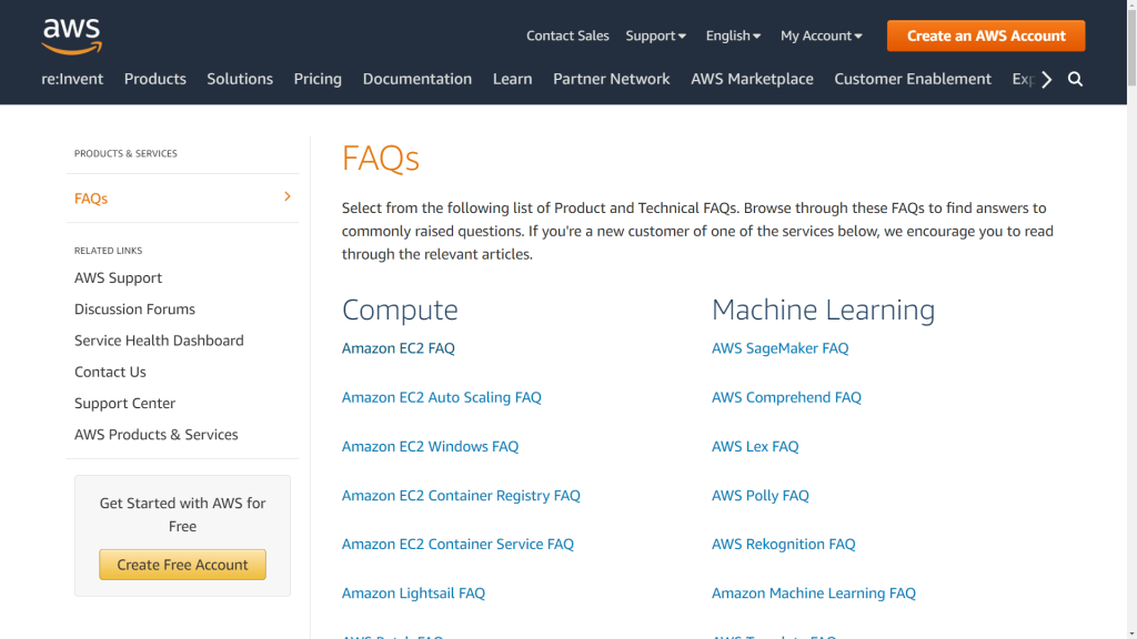 amazon-web-services-faq