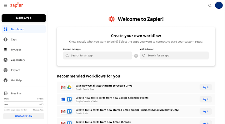 22-zapier-ダッシュボード