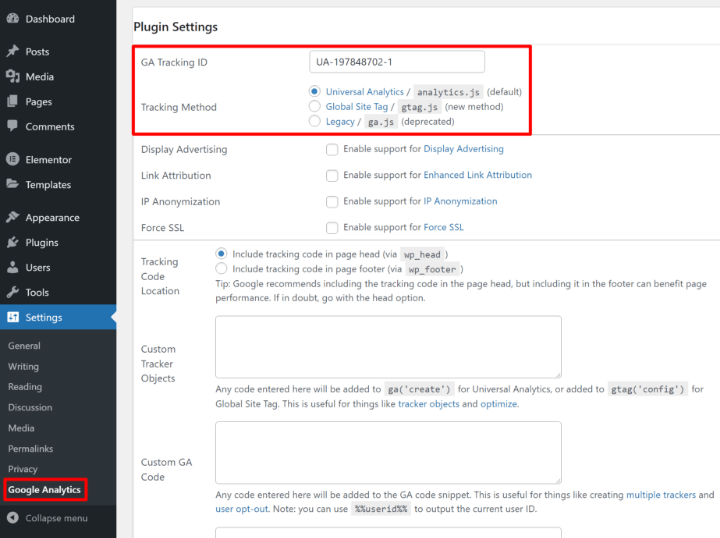 set-up-google-analytics-3-add-tracking-id-to-wordpress