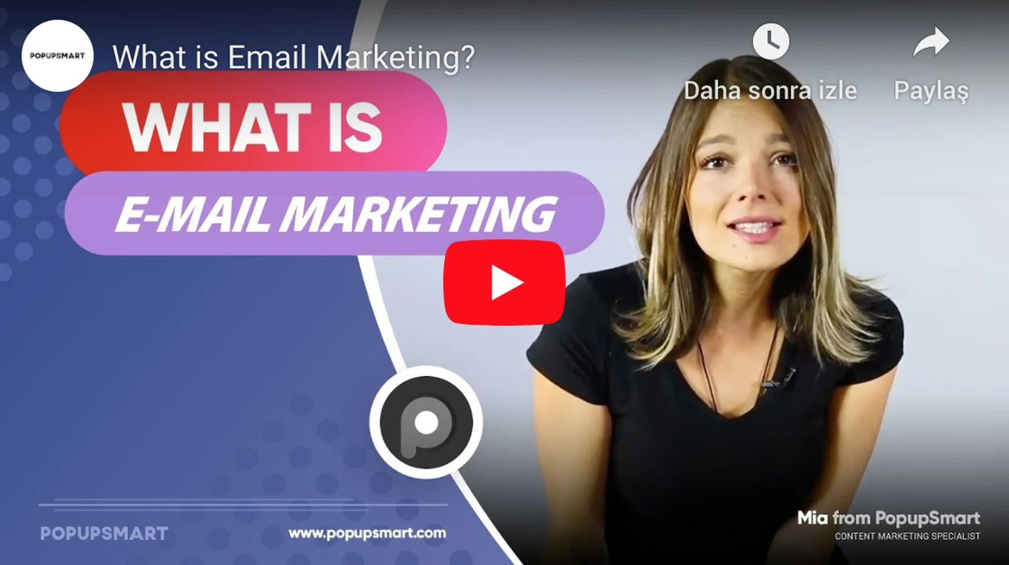 Was ist E-Mail-Marketing-YouTube-Videobild von popupsmart?