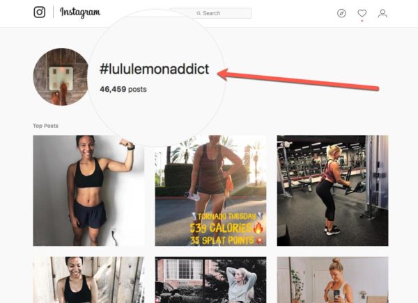 #lululemonaddict para concurso de hashtag