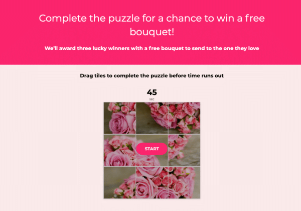 Schließe-Das-Puzzle-für-Eine-Chance-To-Win-A-Free-Bouquet ab