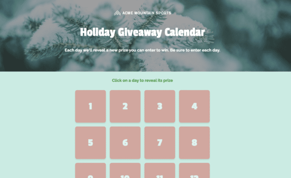 The-9-Best-Performing-ShortStack-Landing-Page-Templates-Holiday-Giveaway-Kalender