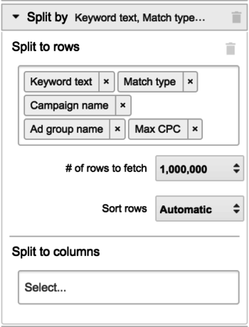 Supermetrics-Filter