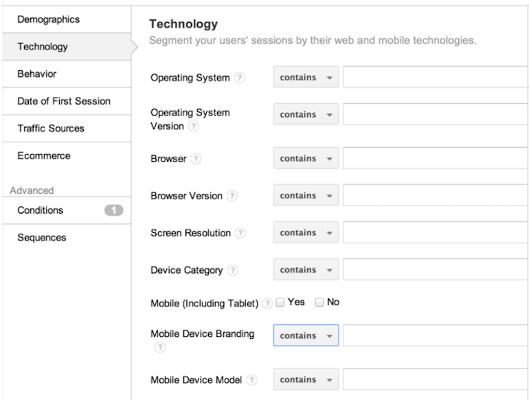 Liste für Technologie-Remarketing