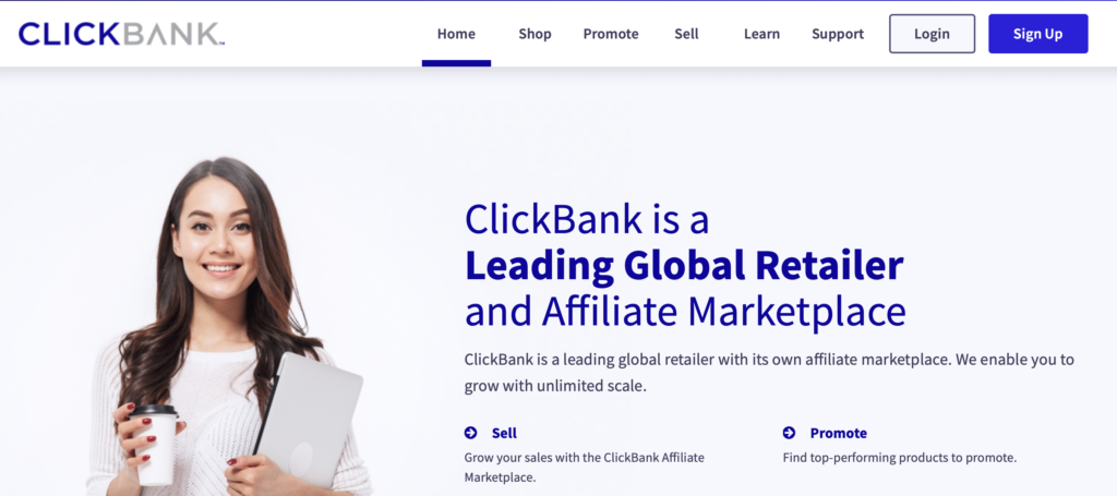 ClickBank-Startseite