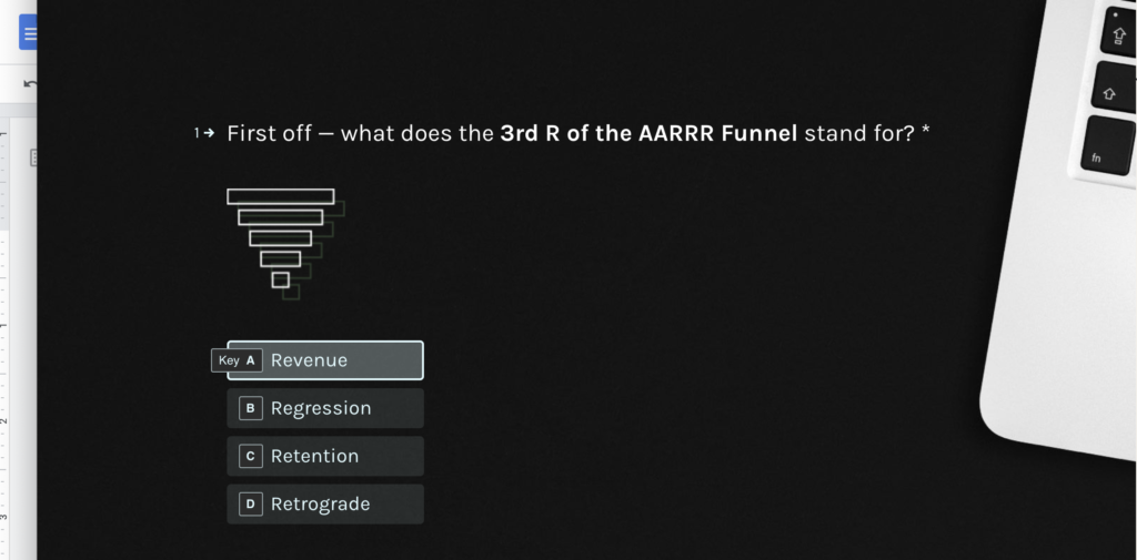 منشئ مسابقة Typeform