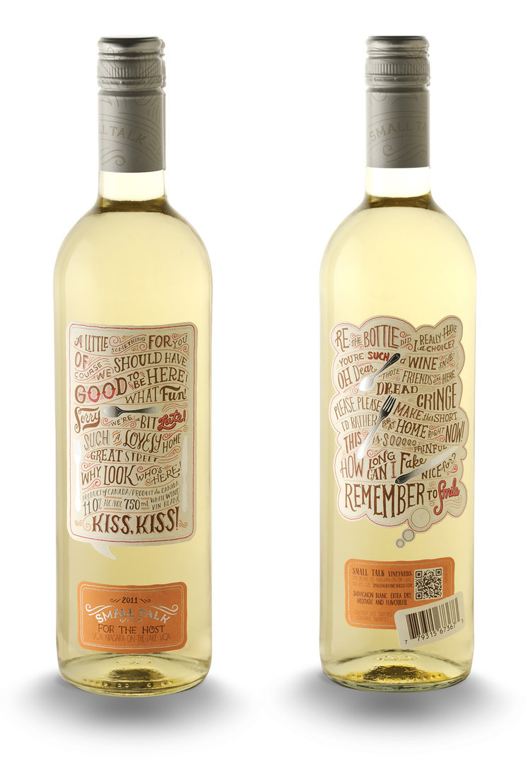 Small Talk Vineyards Best Wine Package Designs