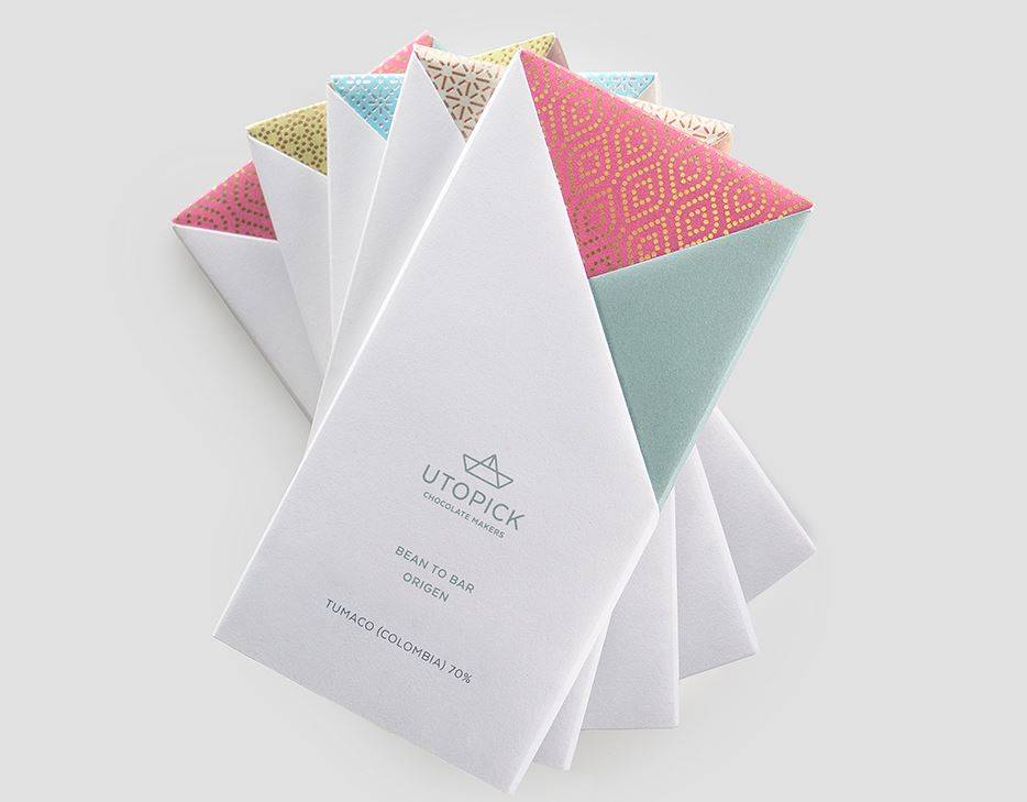 Utopick Minimalist Chocolate Package Design