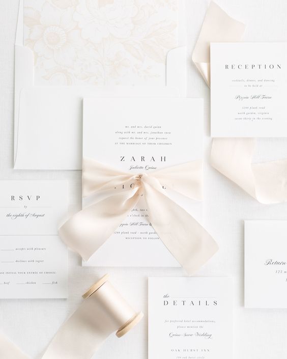 Classic Wedding Invitation Design