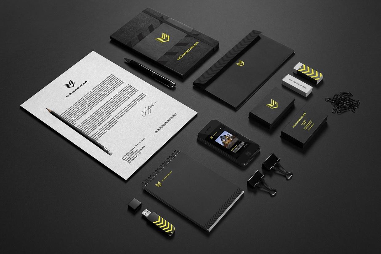 Muhendisler Stationery Design