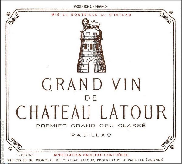 Chateau Latour Wine Bottle Logos